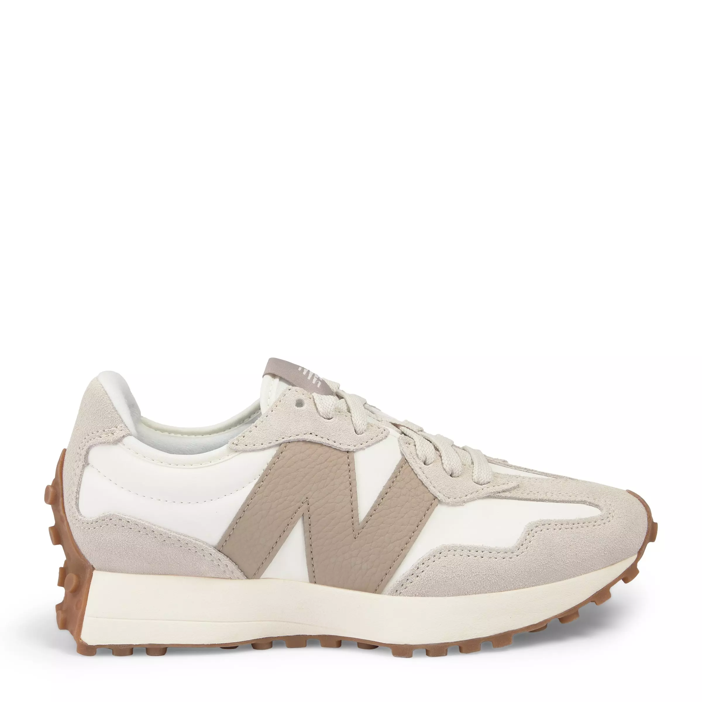 New Balance Beige and White 327